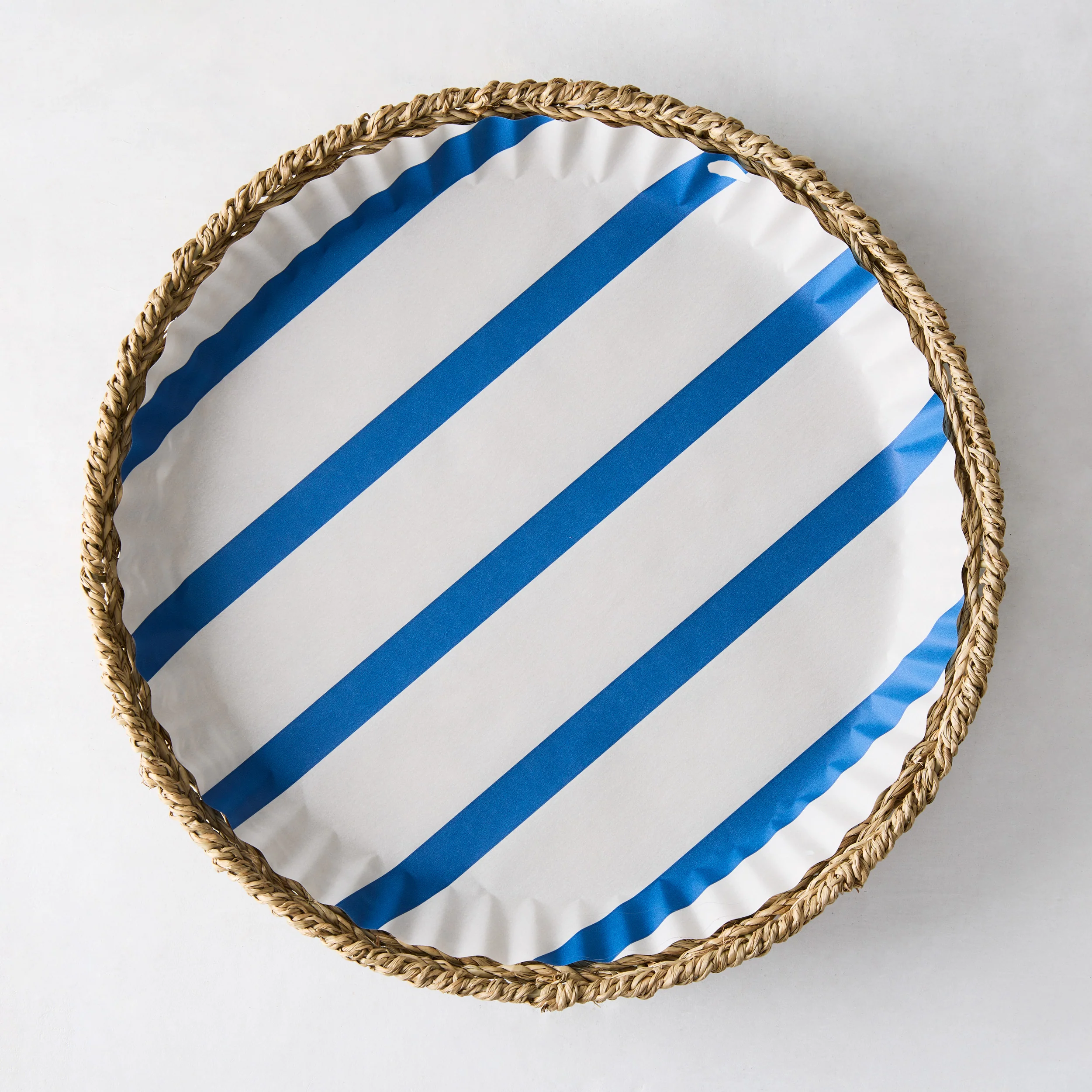 Blue Stripe Parchment Liners, set of 40 - Image 2