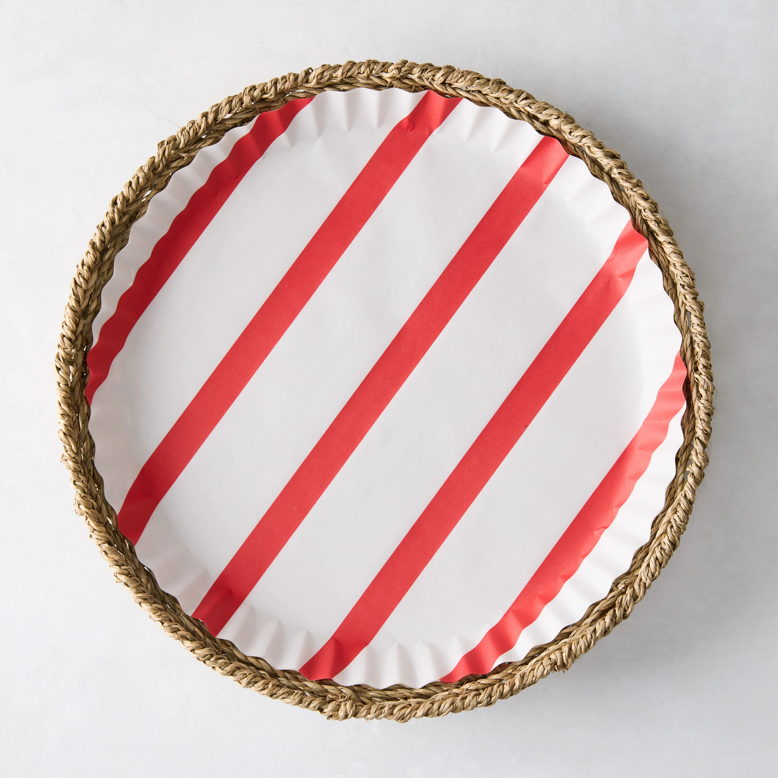 Red Striped Parchment Liners, set of 40 - Image 2