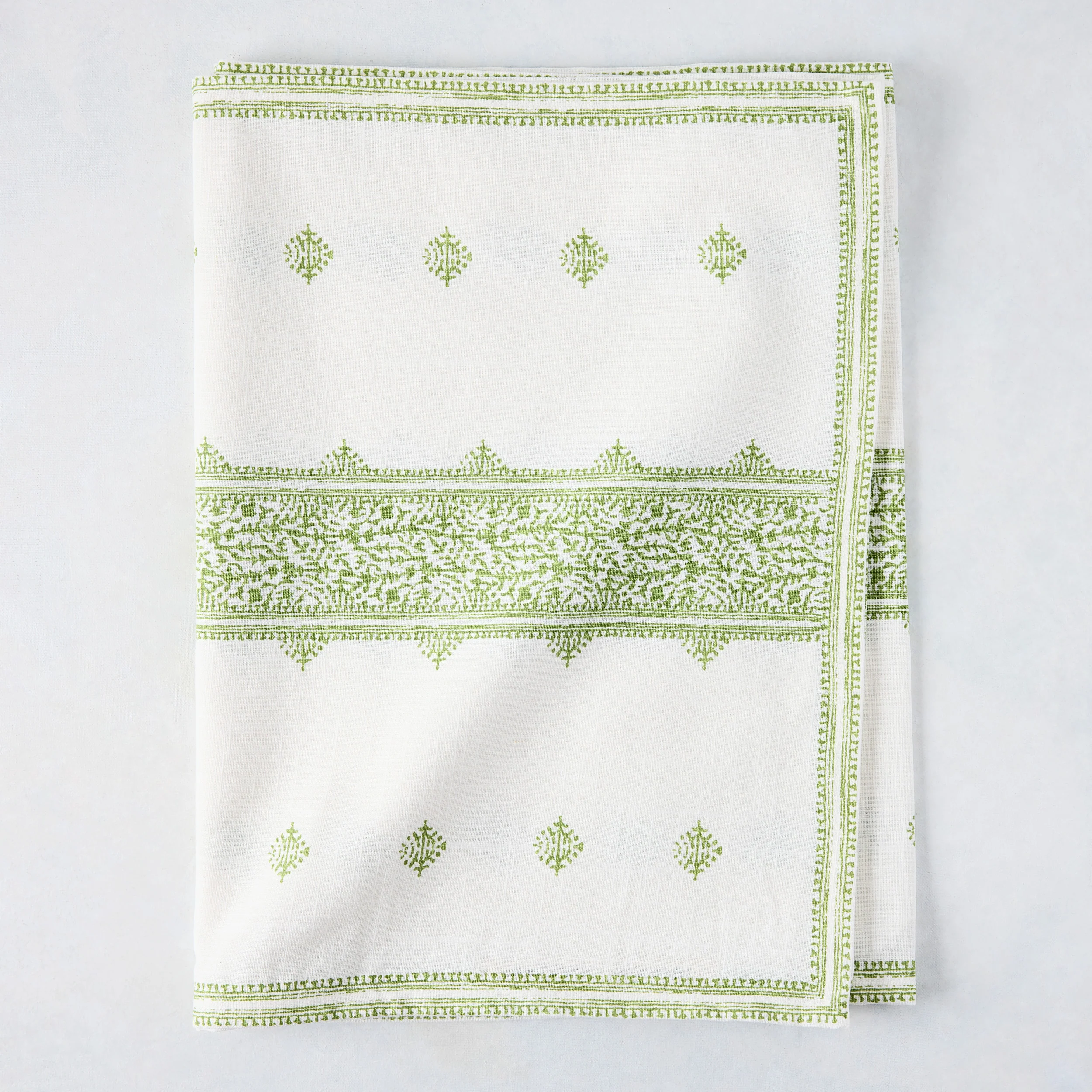 Peter Dunham + Hudson Grace Green Fez Stripe Printed Runner