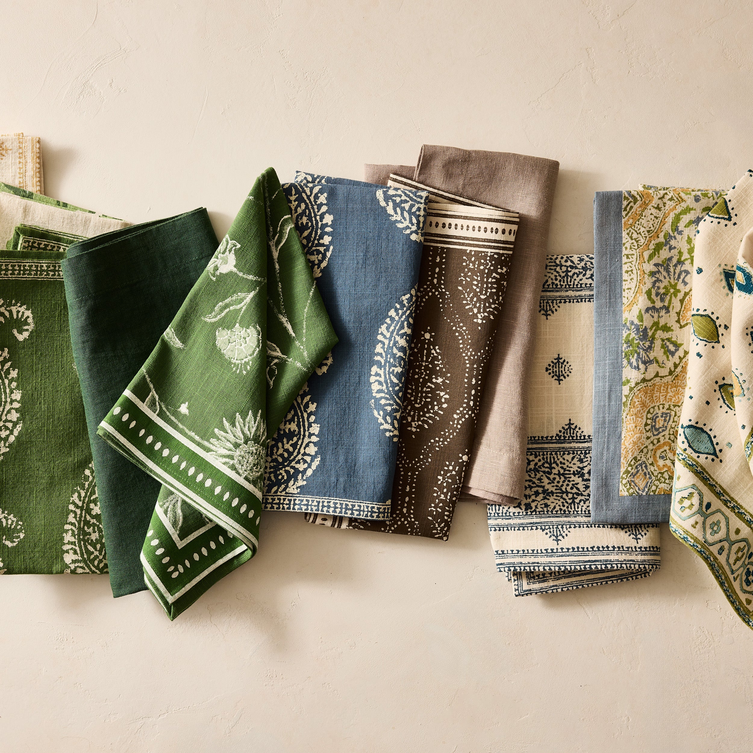 Peter Dunham + Hudson Grace Jaali Chocolate Brown Printed Napkin - Image 2