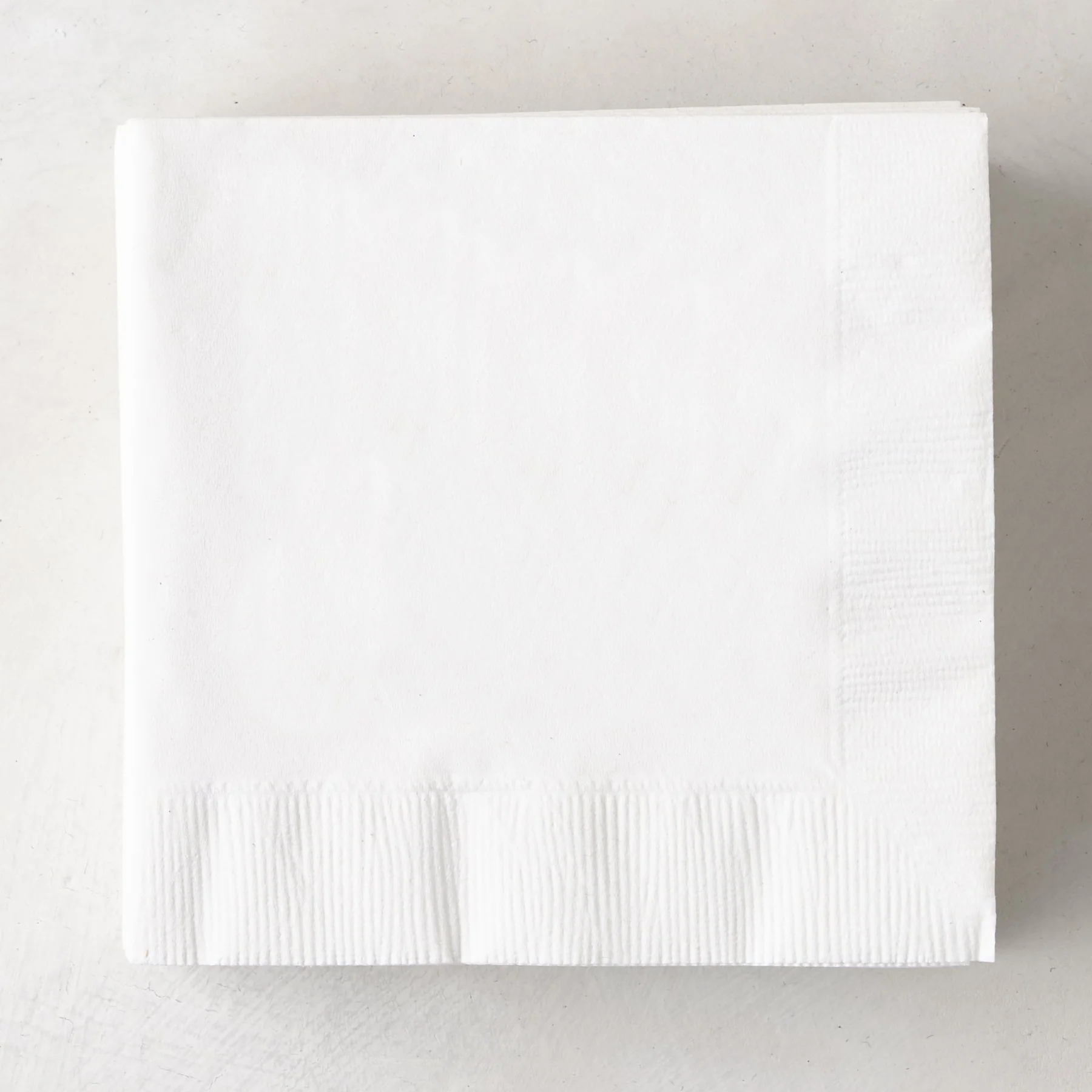 Personalized White Cocktail Napkins, Set of 100 - Image 2