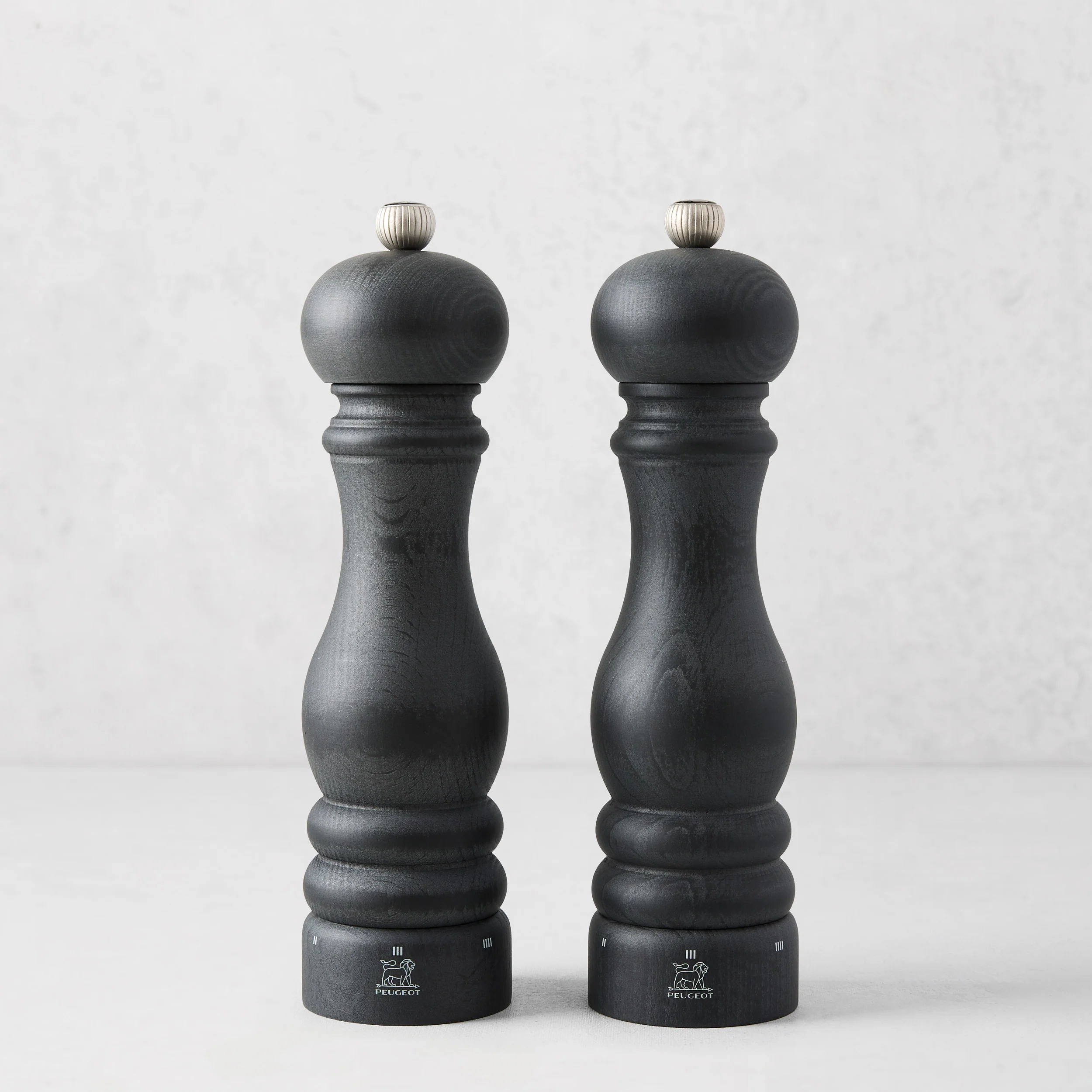 Peugeot Paris Matte Black 9" Salt & Pepper Mills Set