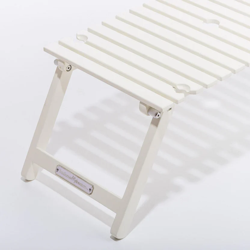 Antique White Outdoor Picnic Table - Image 3