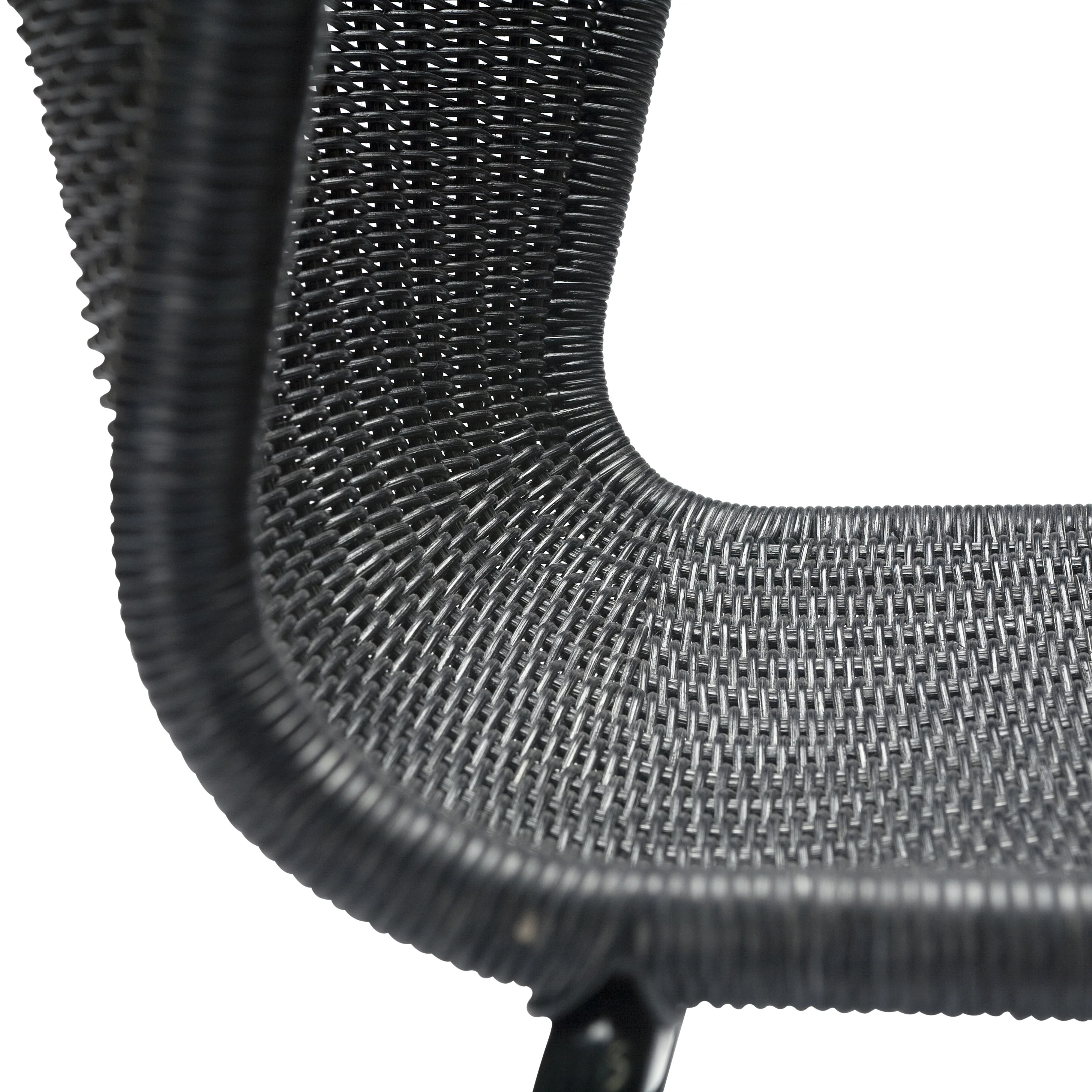 Rattan "Wing" Outdoor Dining Chair - Image 5