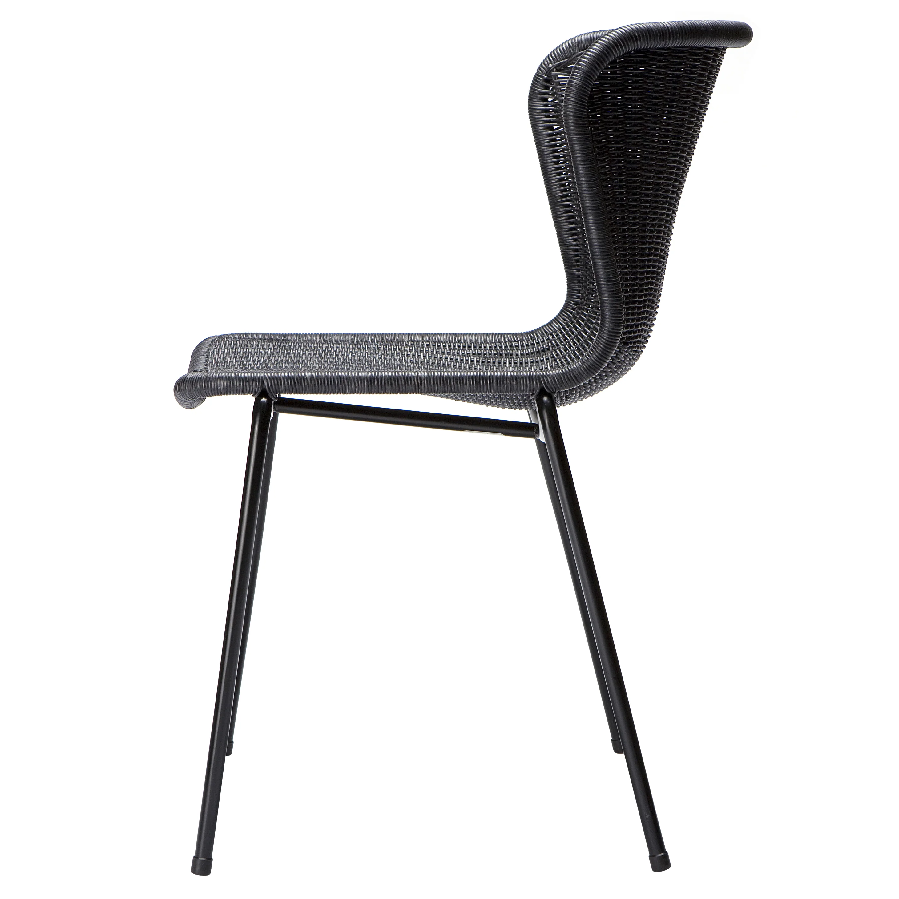 Rattan "Wing" Outdoor Dining Chair - Image 7