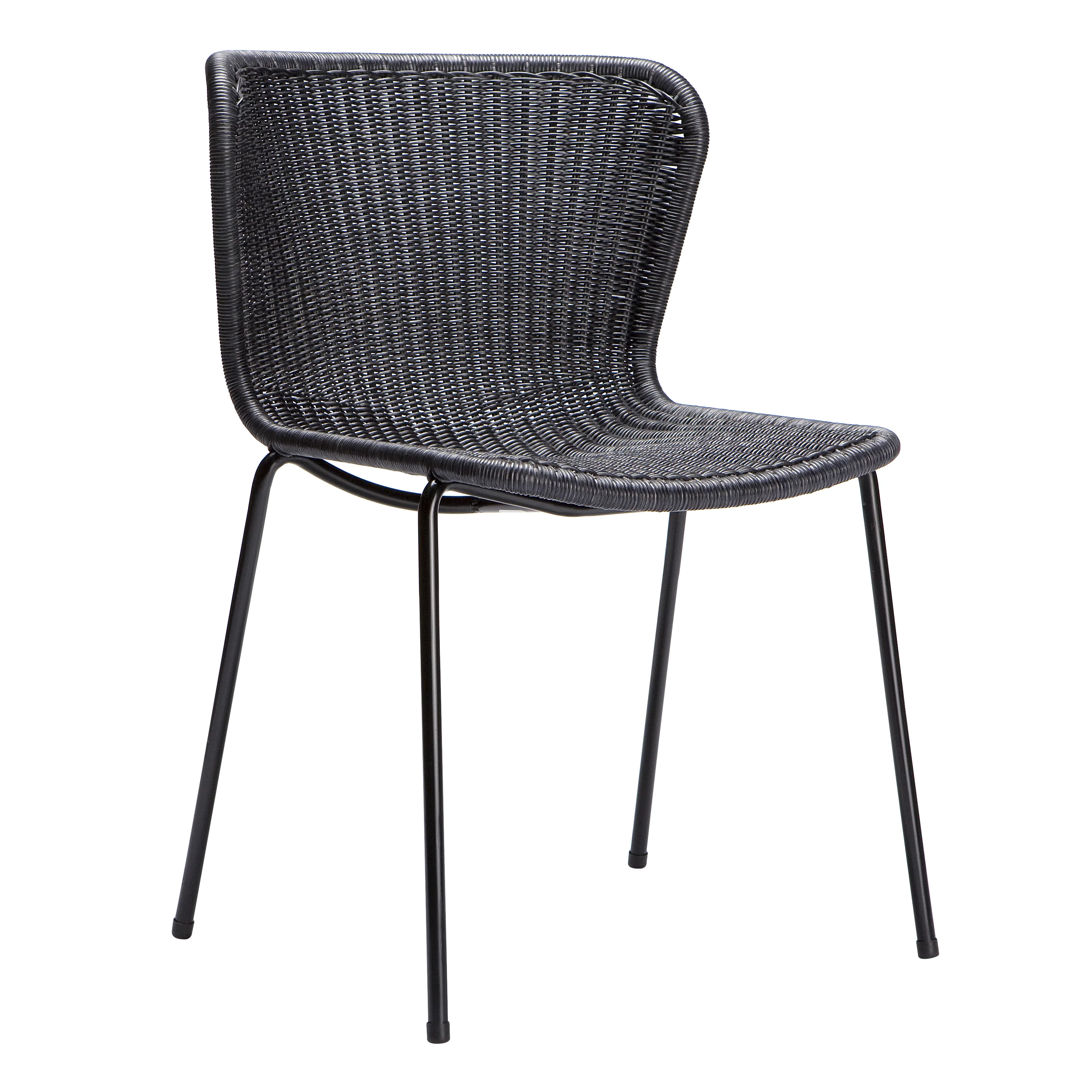 Rattan "Wing" Outdoor Dining Chair - Image 9