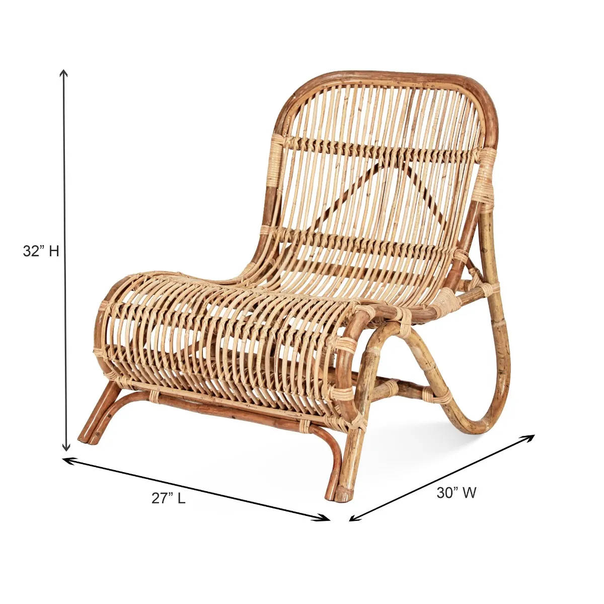 Rattan Kim Lounge Chair - Image 2