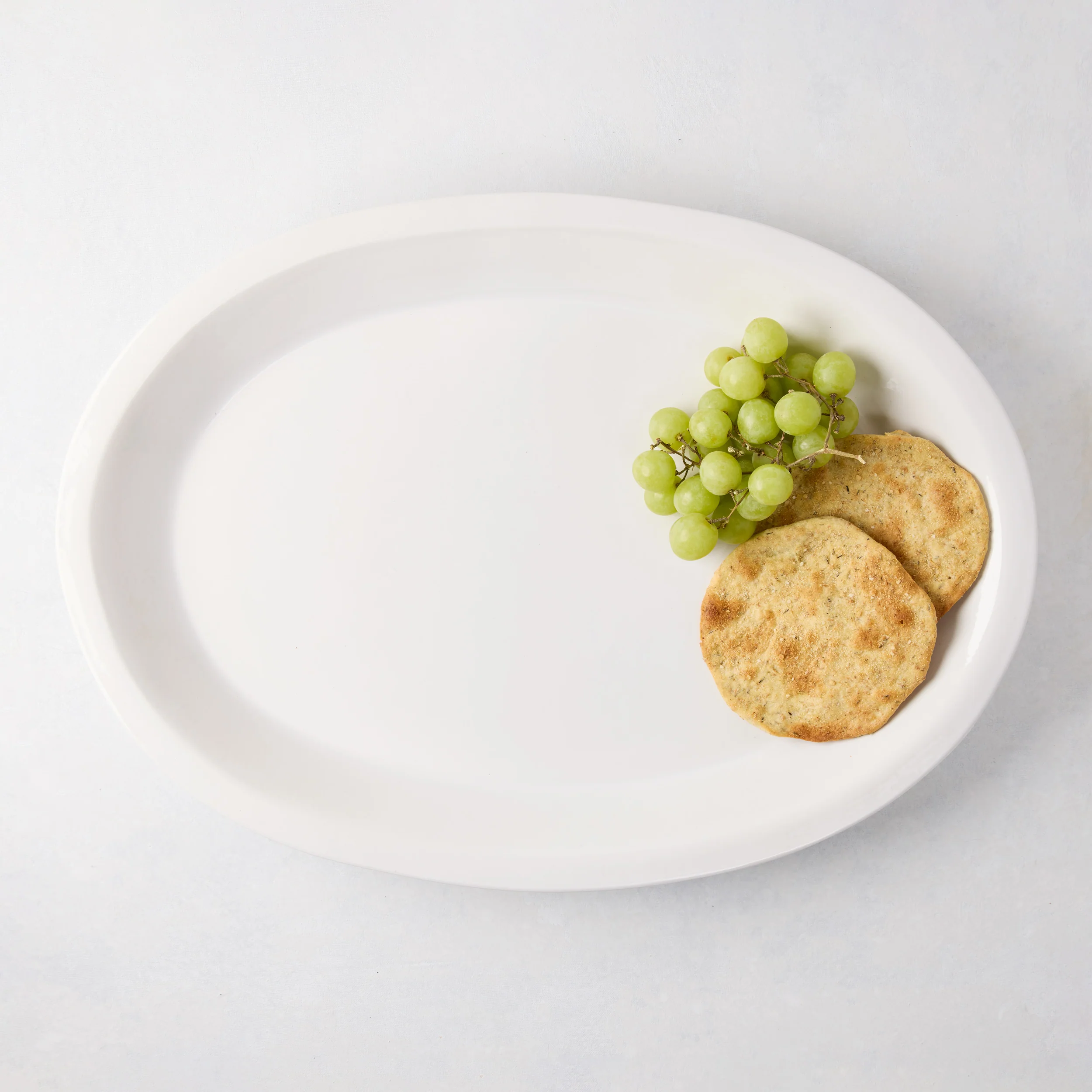 Ravello Large Oval Stoneware Serving Platter - Image 2