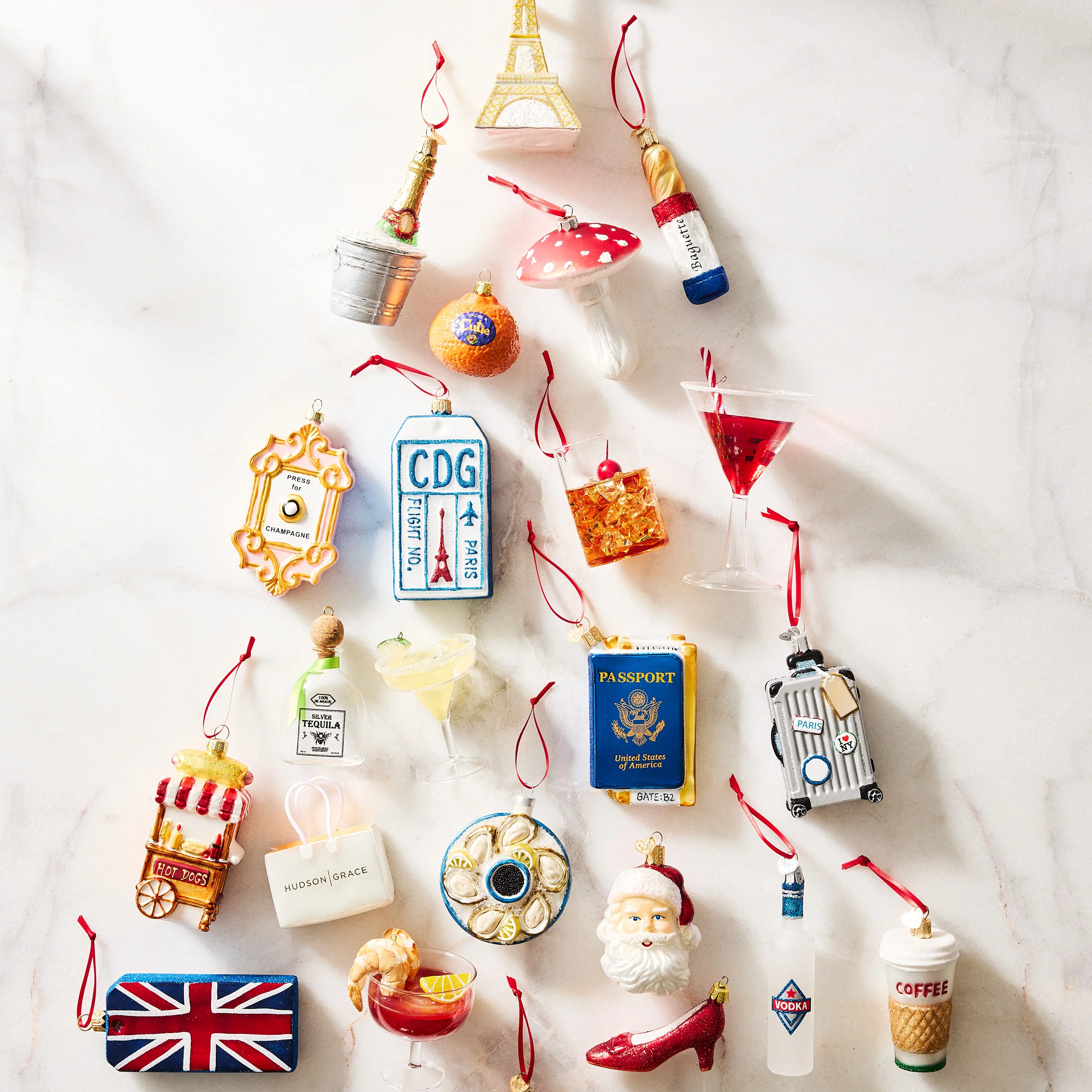 Rolling Suitcase Luggage Christmas Tree Ornament - Image 2
