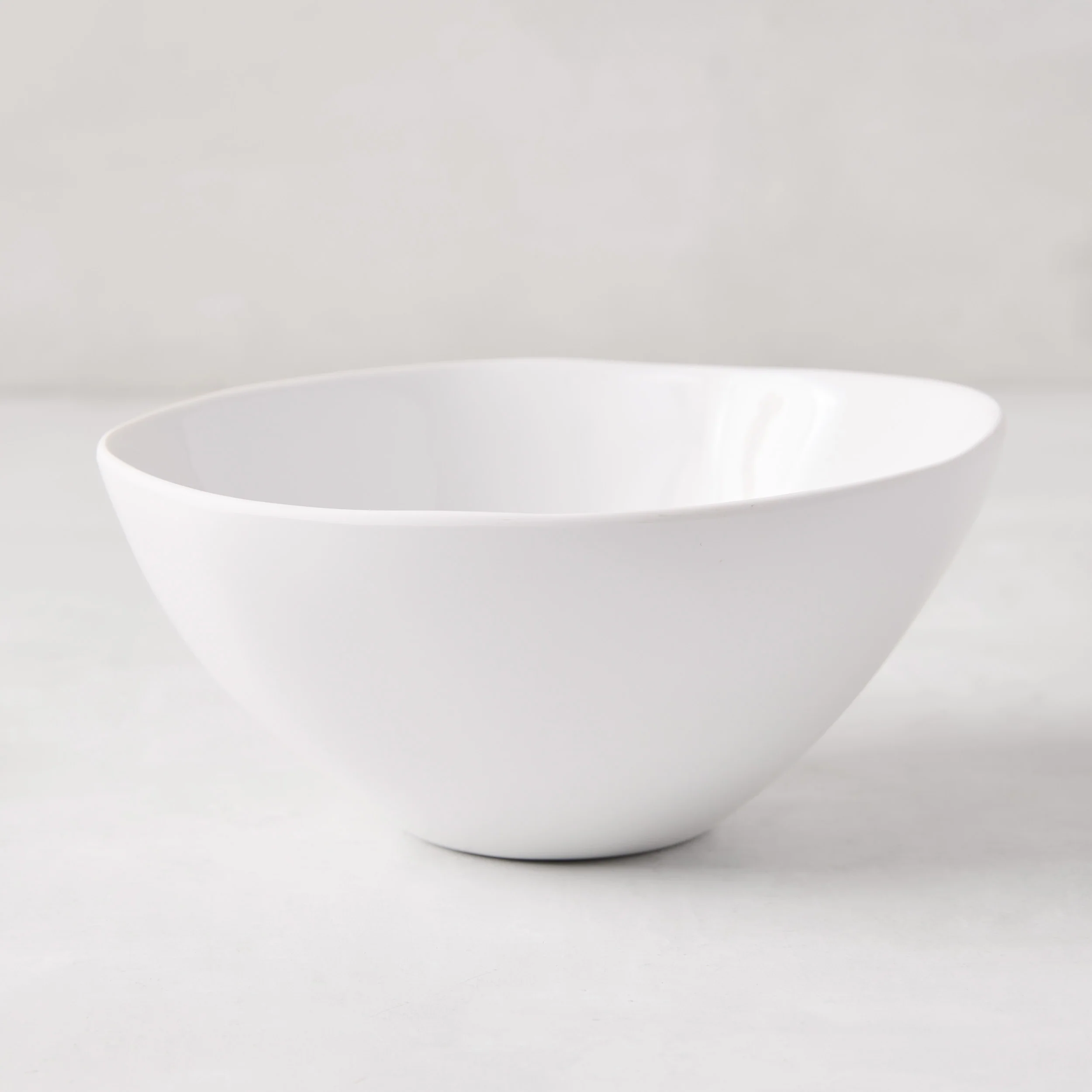 Sandia White Melamine Cereal Bowl