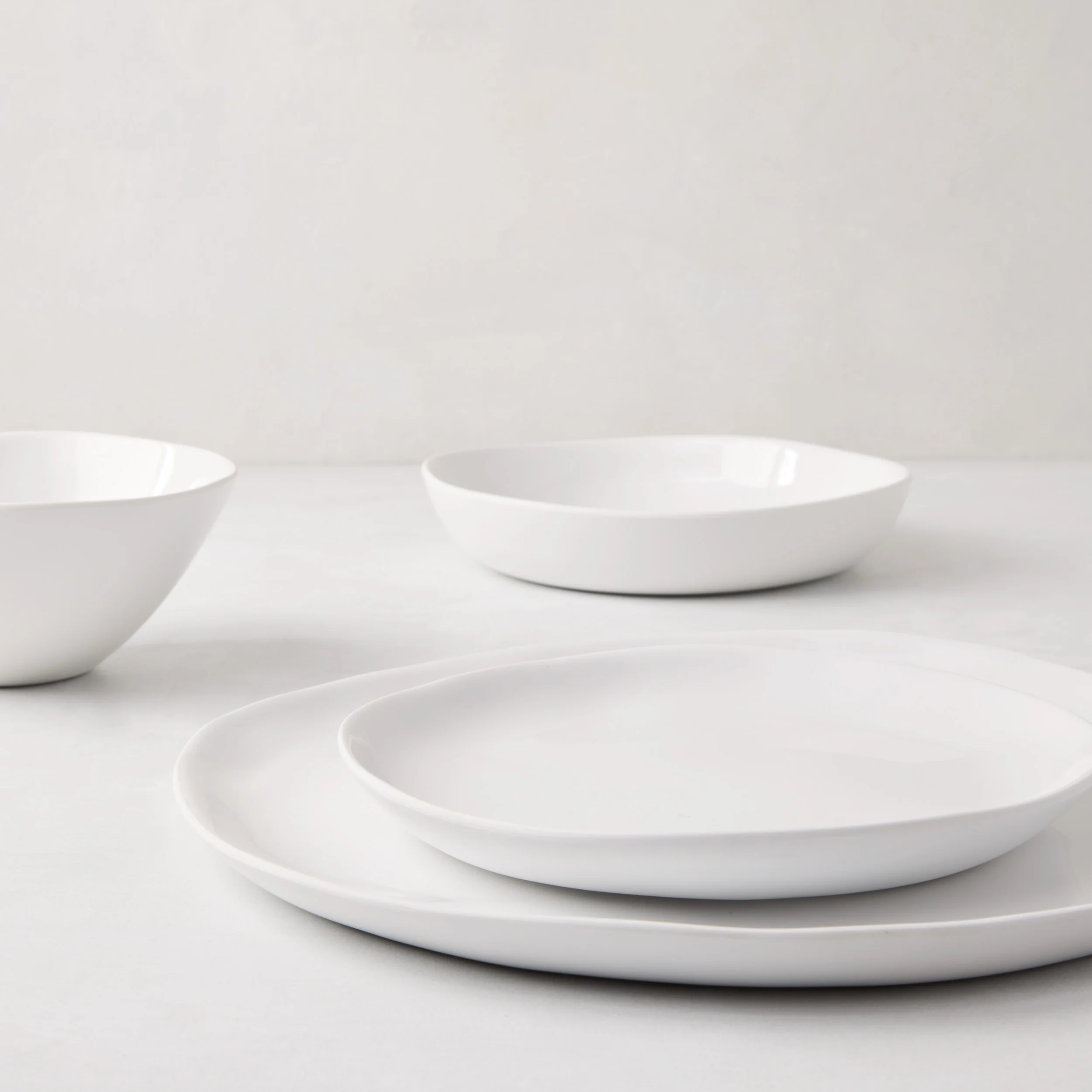 Sandia White Outdoor Melamine Dinner Plate - Image 2