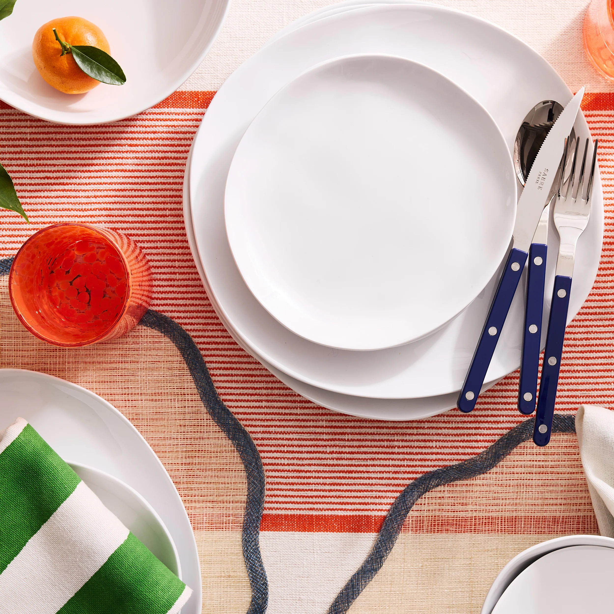 Sandia White Outdoor Melamine Salad Plate - Image 3