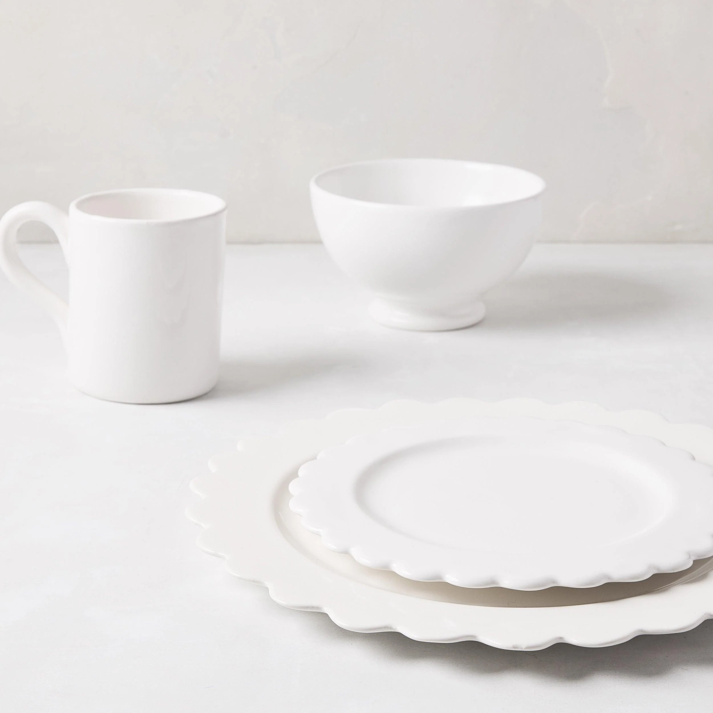 Scalloped Dinner Plate - Image 4