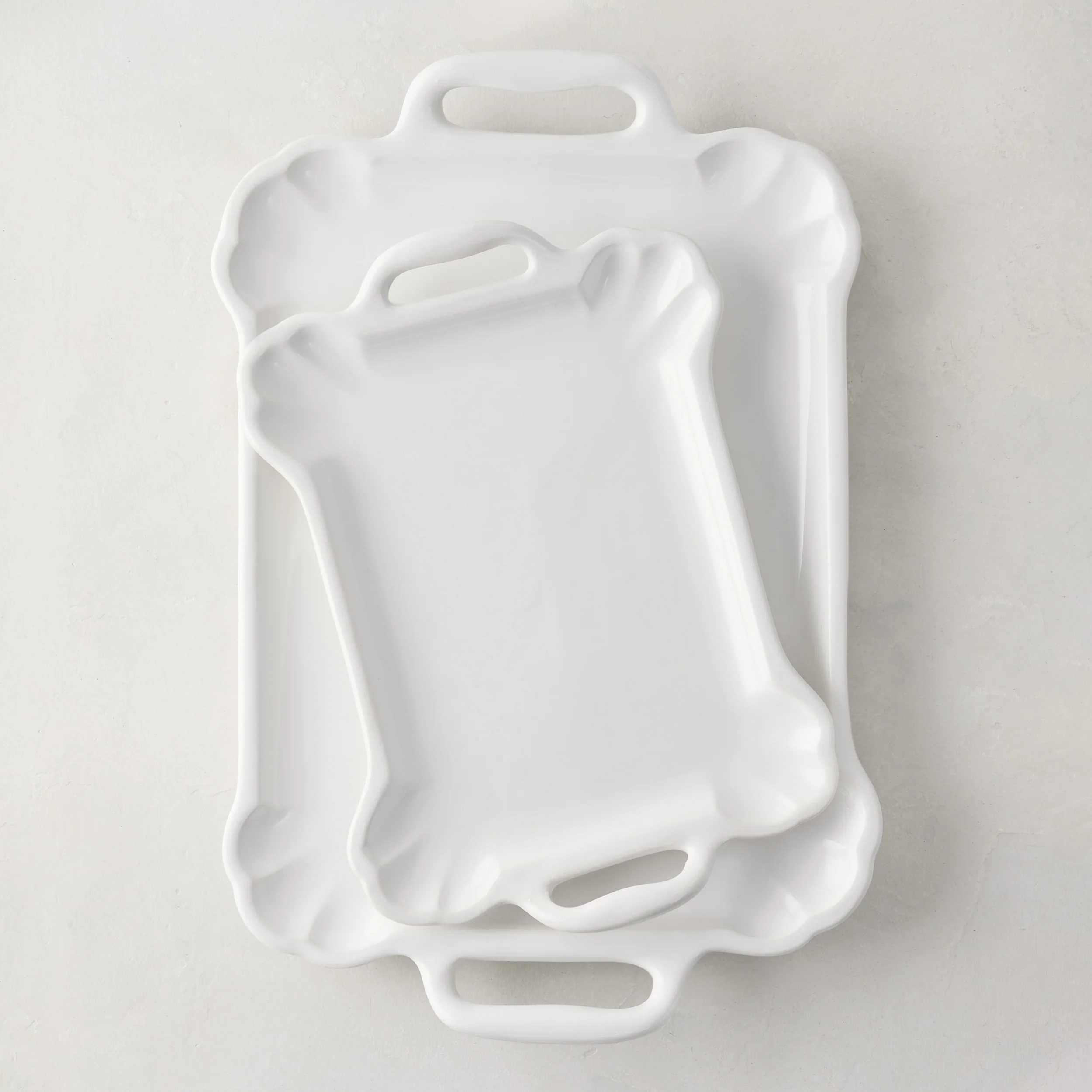 Small Alessia Ceramic Handled Serving Platter - Image 4