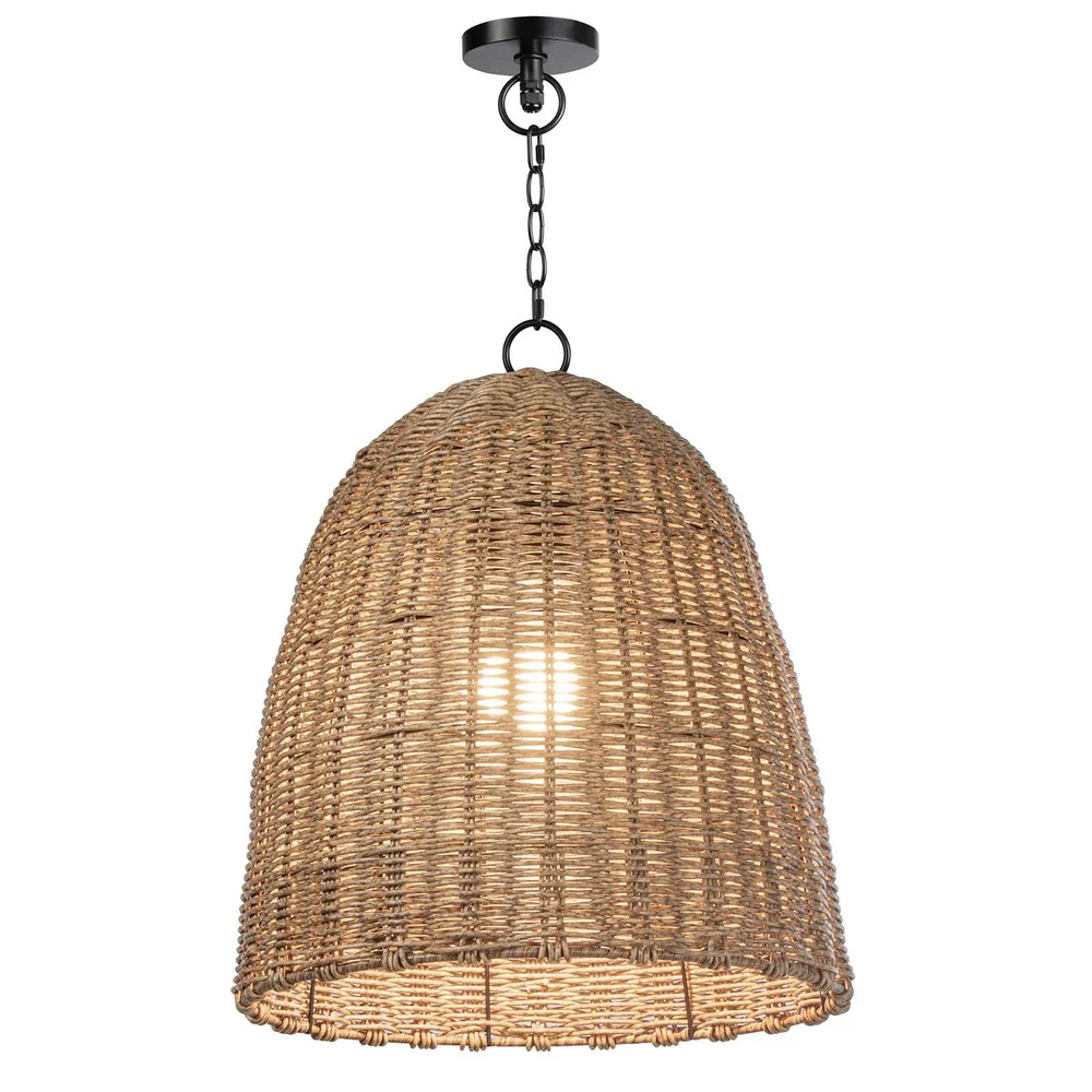 Small Outdoor Beehive Pendant Light - Image 3
