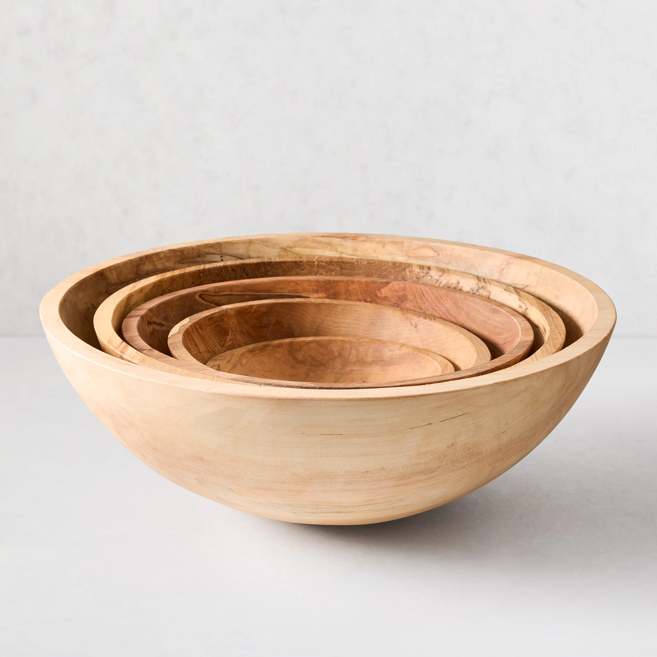 Spalted Maple Wood Bowl, 21" - Image 4