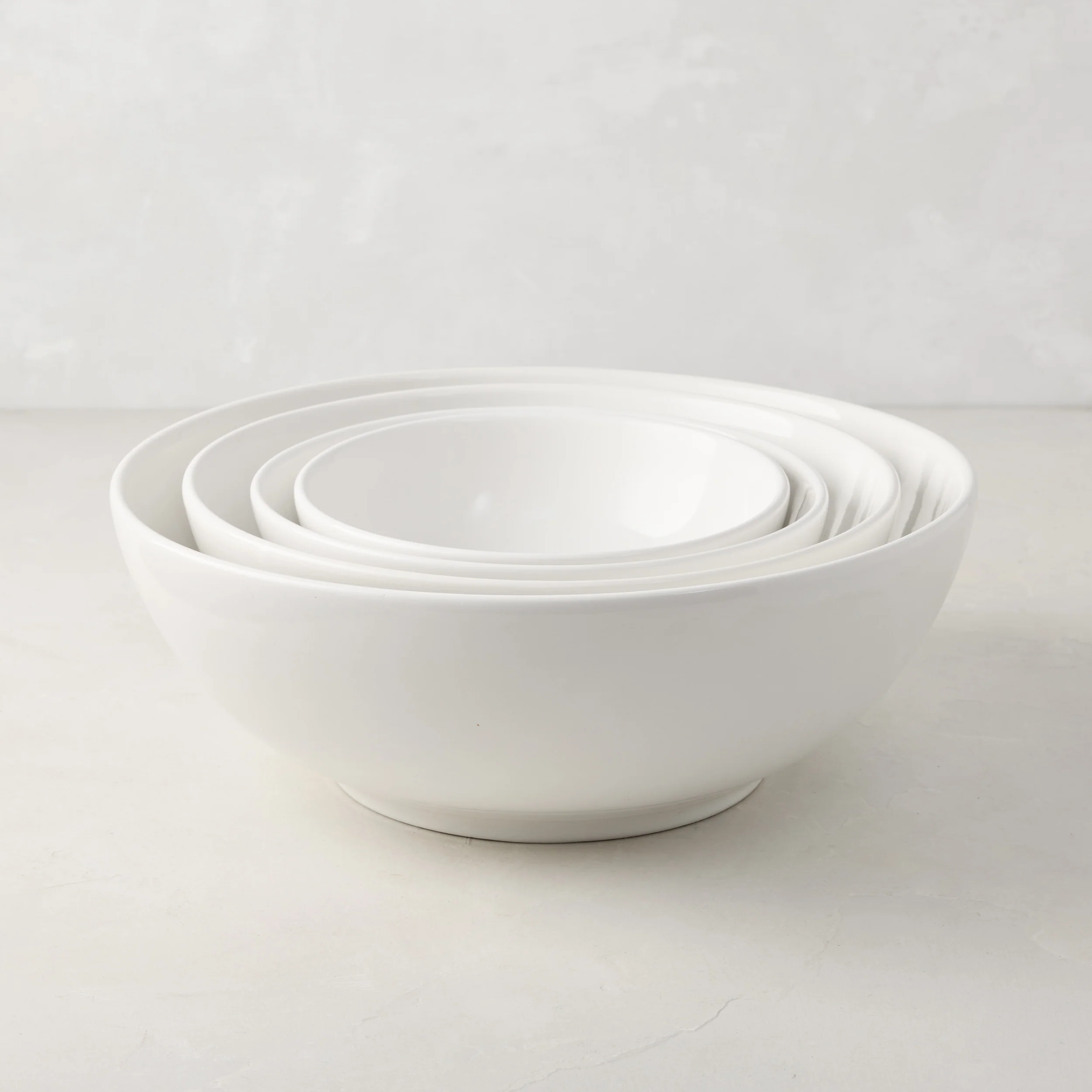 Ceramic Nesting Serve Bowls, Set of 4