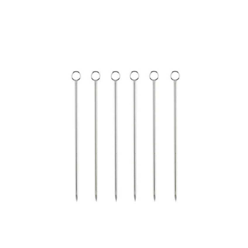Stainless Steel Cocktail Picks, Set of 6 - Image 3
