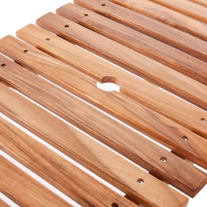 Teak Portable Outdoor Picnic Table - Image 6