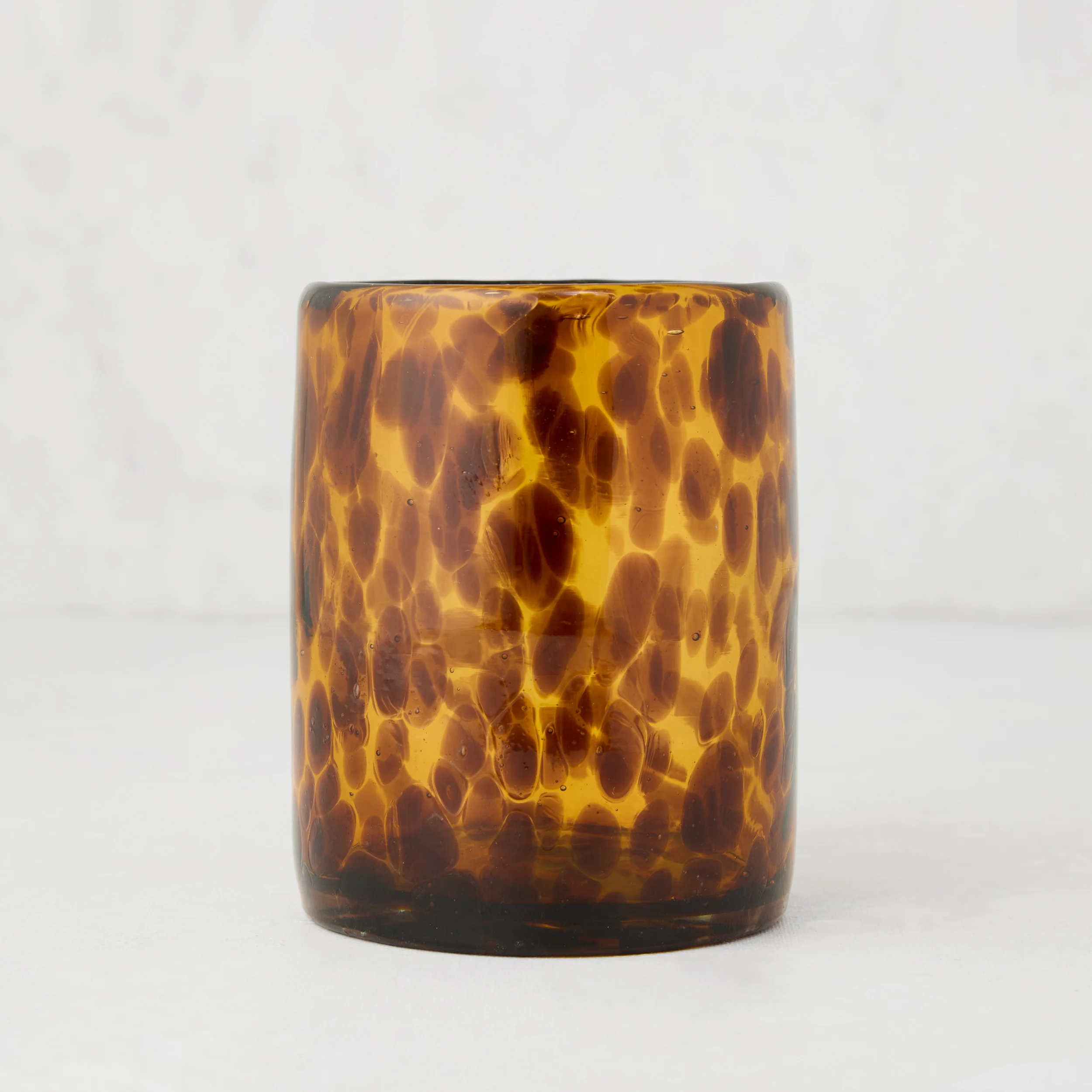 Handmade Tortoise Double Old-Fashioned Glass, 12 oz. - Image 5