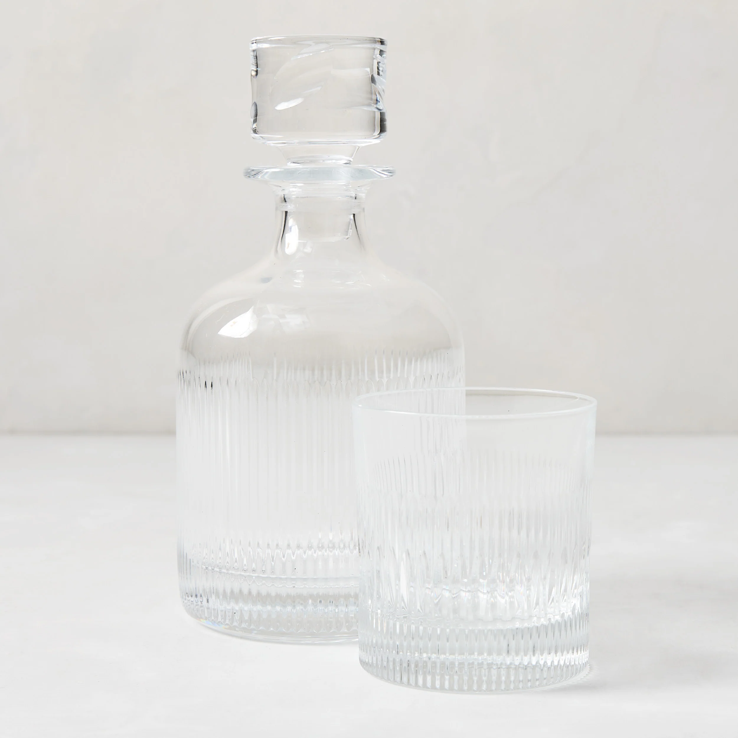 Tratto Ribbed Eco-Crystal Old Fashioned Glass - Image 2