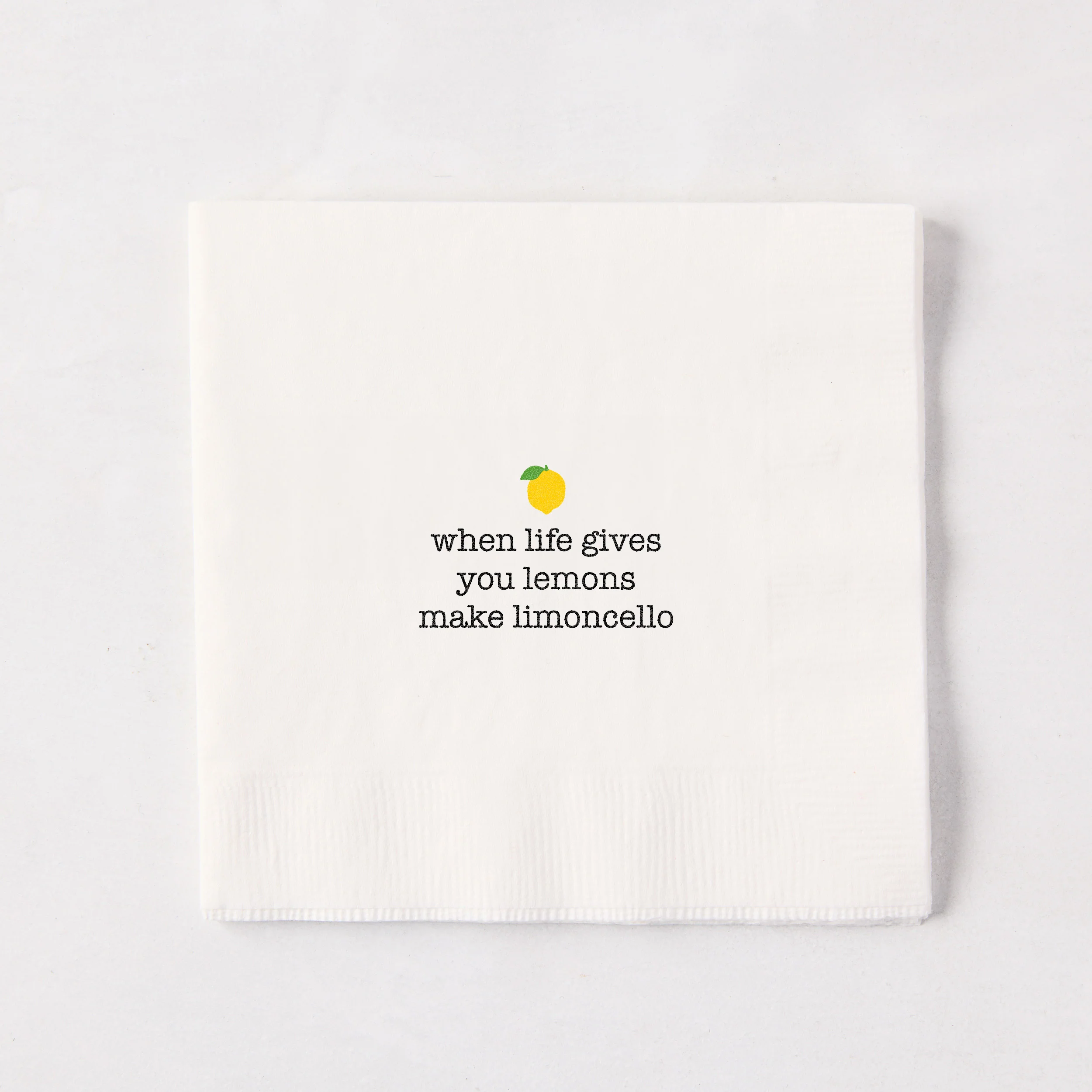 "When Life Gives You Lemons" Cocktail Napkins, Set of 50
