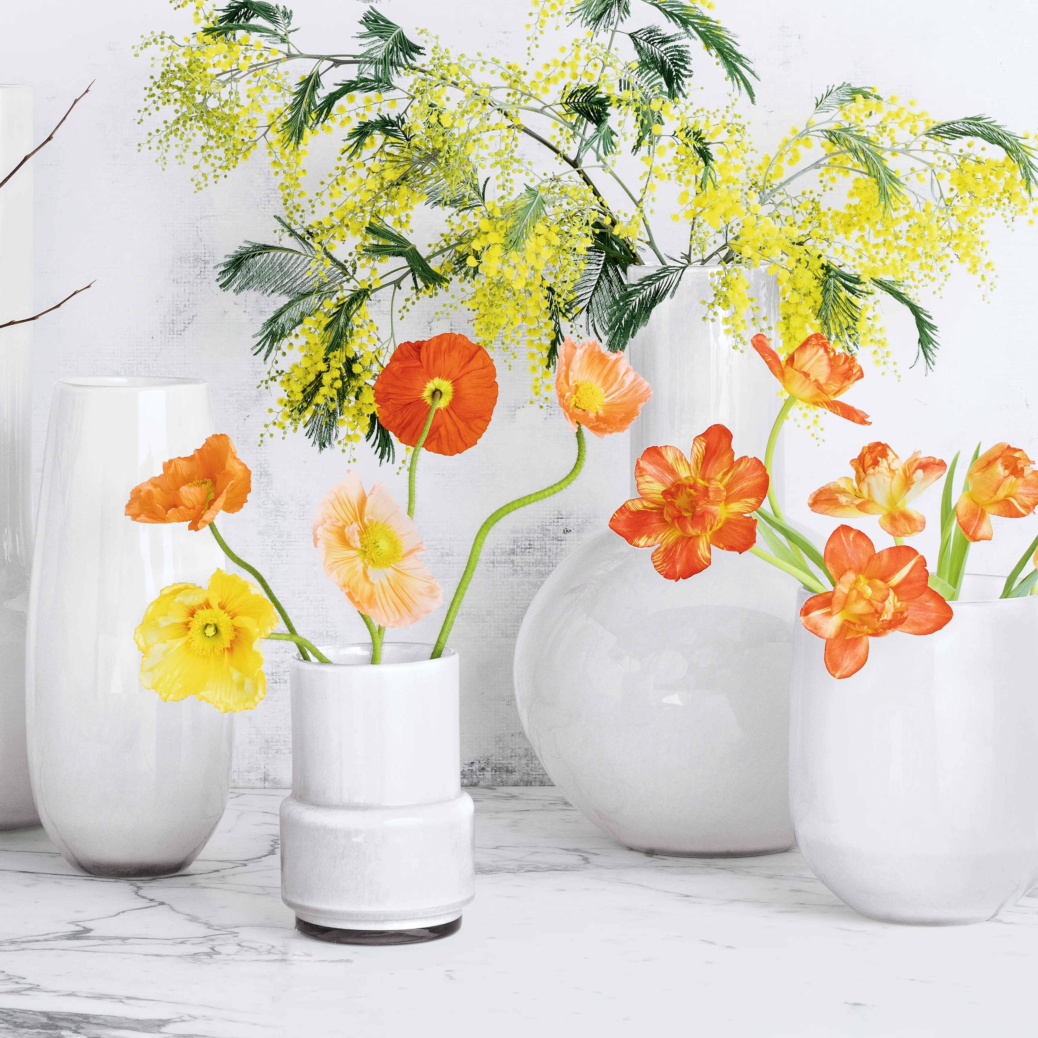 White Oversized Grando Vase - Image 6
