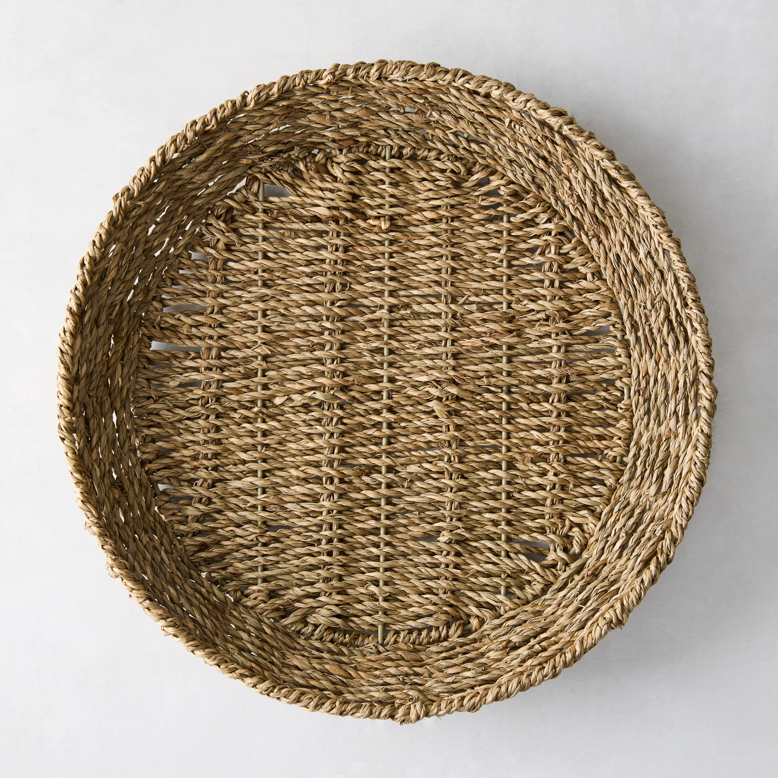 Woven Seagrass Plates, Set of 4 - Image 3